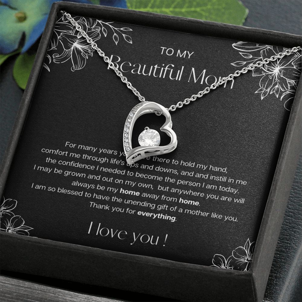 Home Away from Home | Heart Necklace for Mom