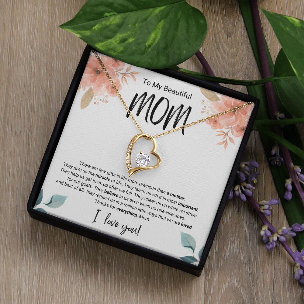 More Precious | For Mom | Heart Necklace