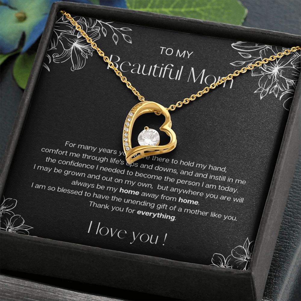 Home Away from Home | Heart Necklace for Mom