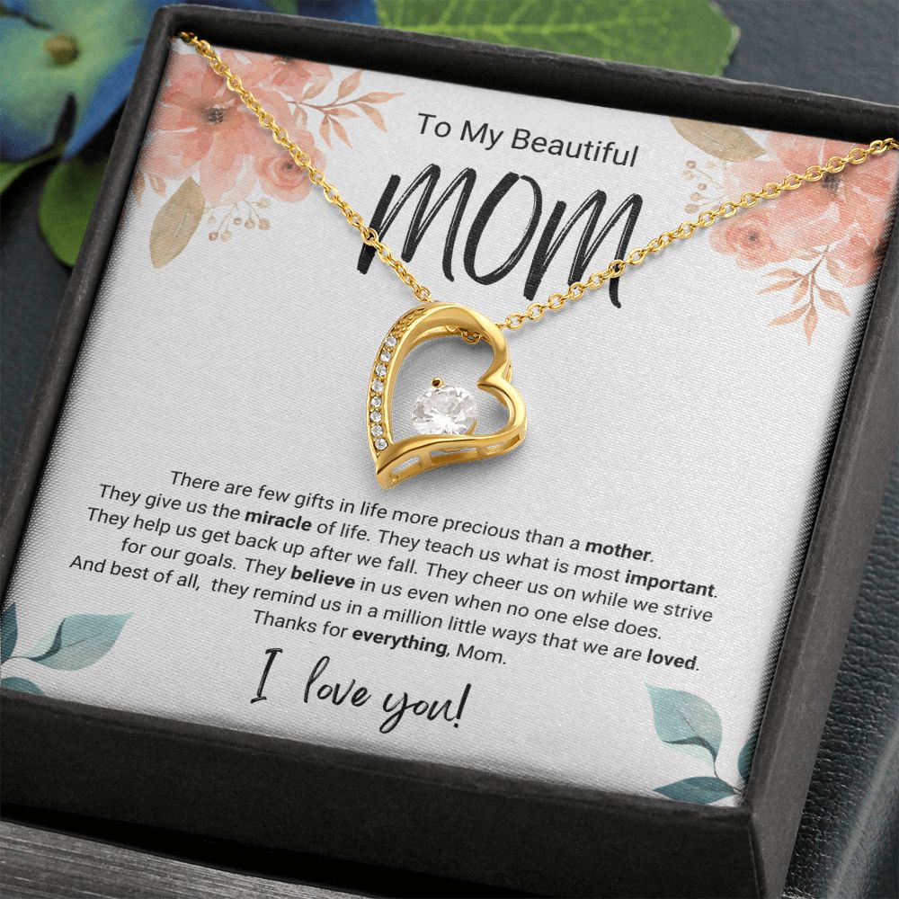 More Precious | For Mom | Heart Necklace