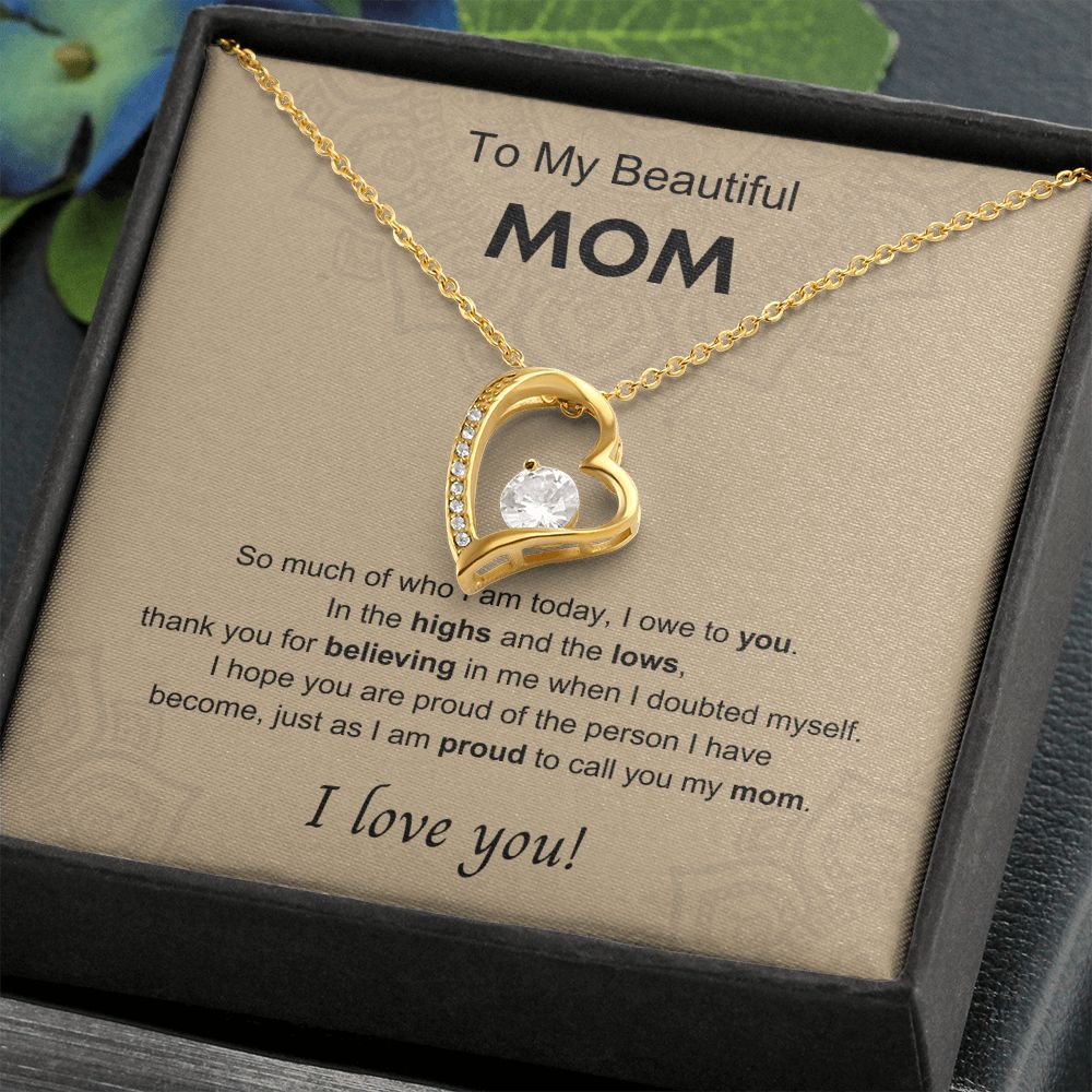 Who I Am Today | Necklace for Mom