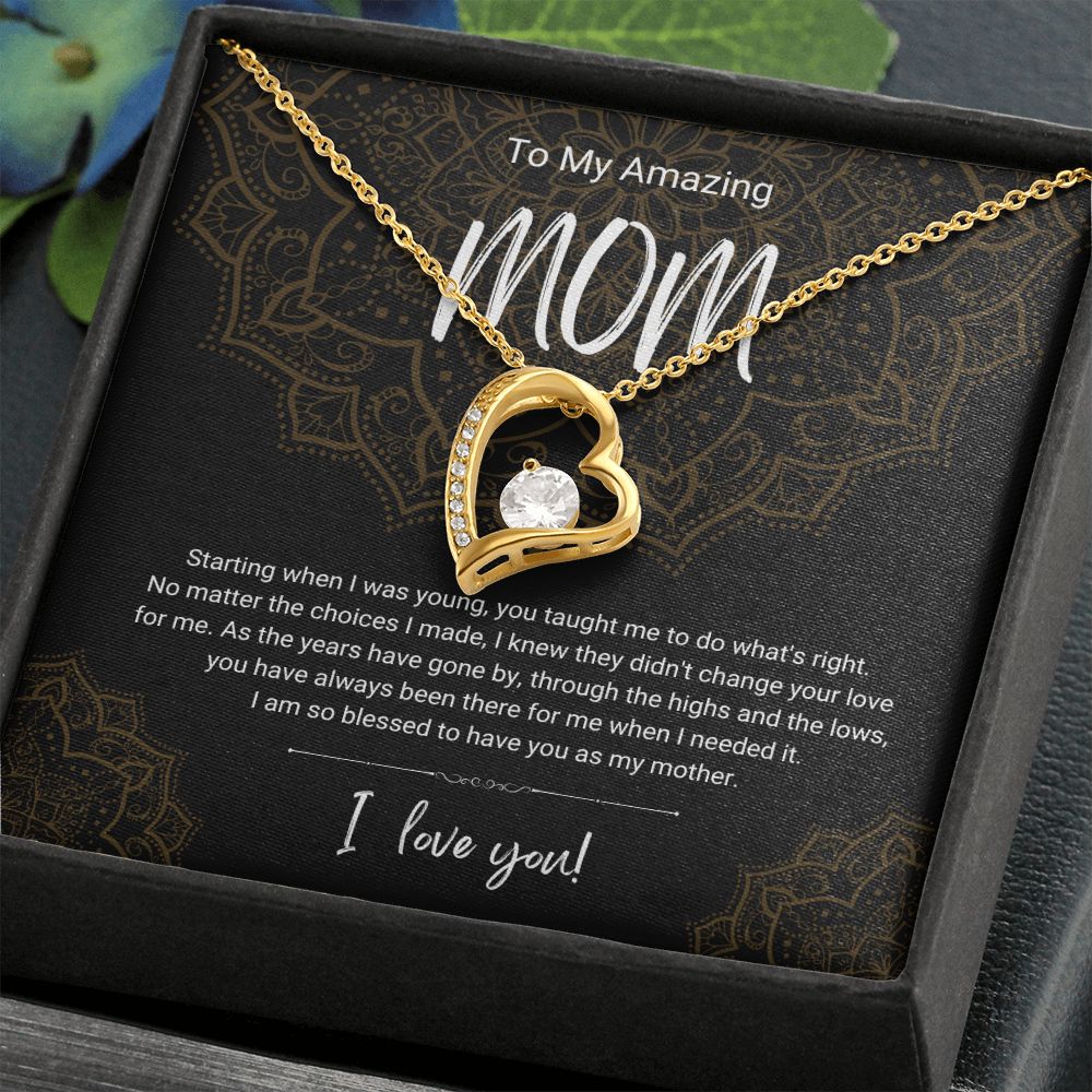 Highs and Lows | To Mom | Heart Necklace
