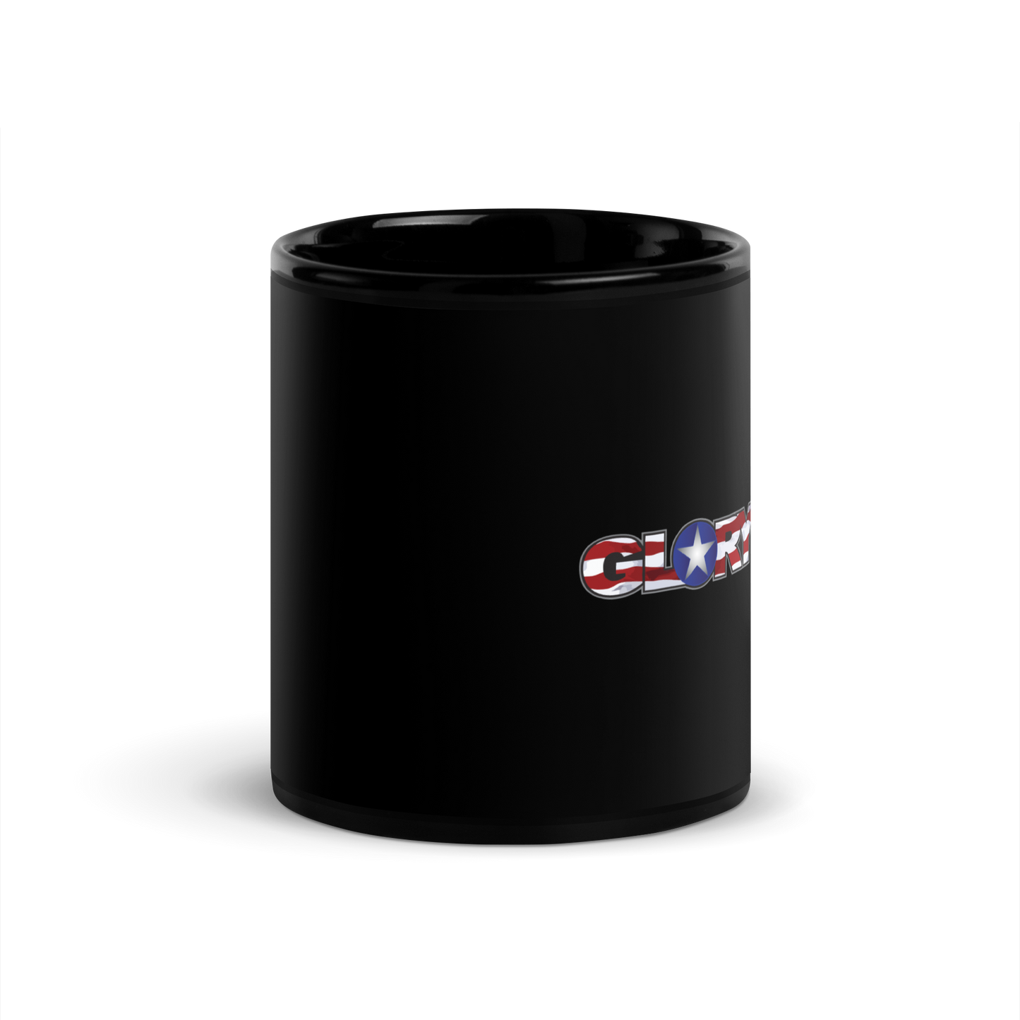 Glory Black Glossy Mug