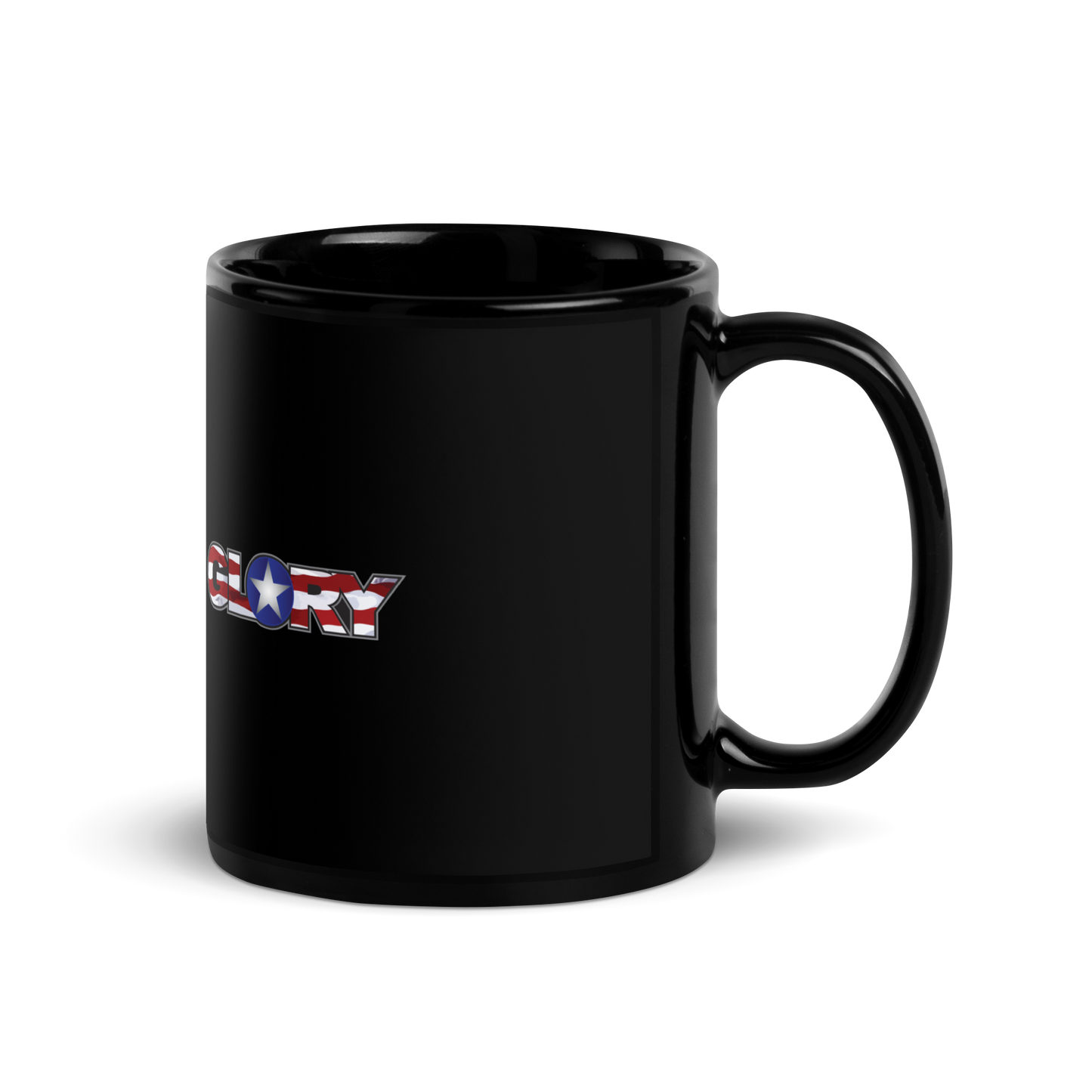Glory Black Glossy Mug