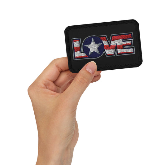 Love Embroidered patch