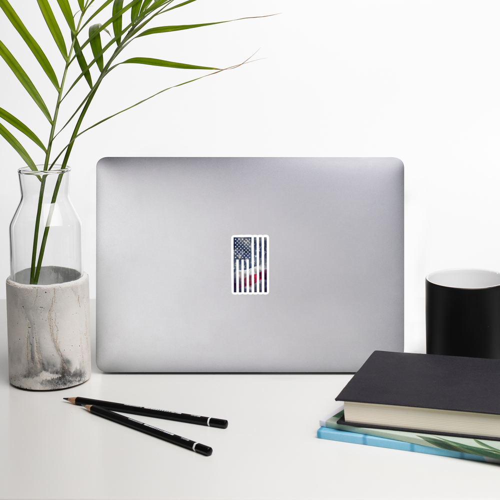 Rugged Flag Bubble-free sticker