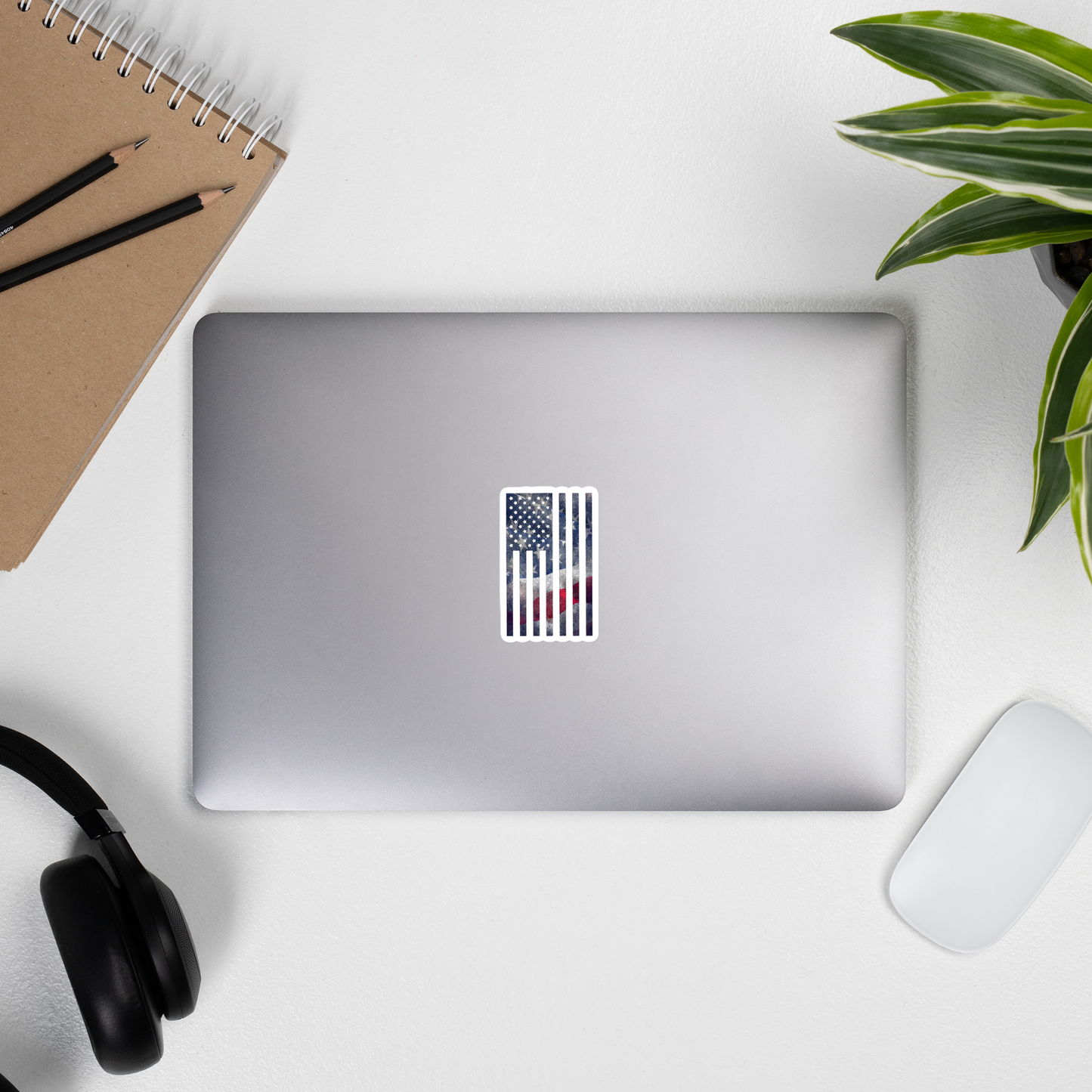 Rugged Flag Bubble-free sticker