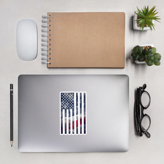 Rugged Flag Bubble-free sticker