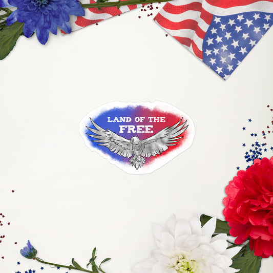 Free Eagle Bubble-free sticker