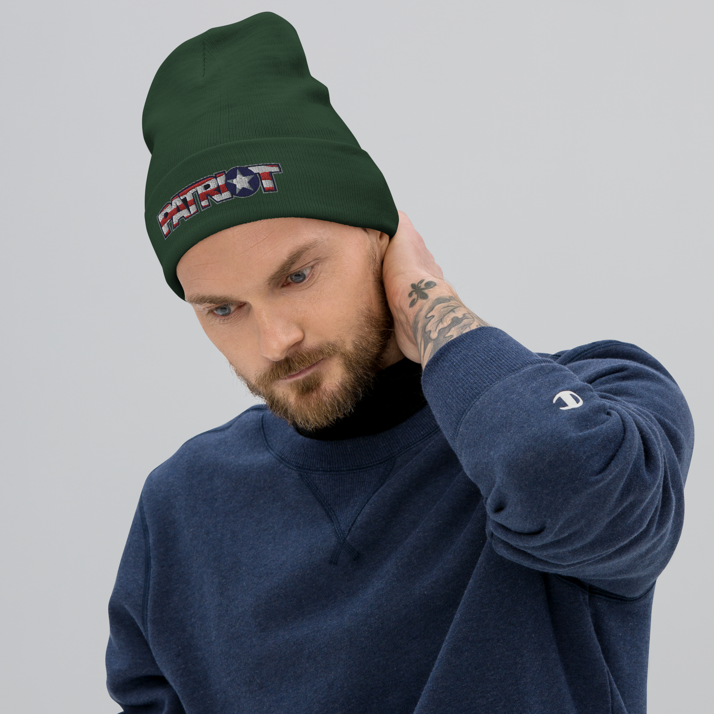 Patriot Embroidered Beanie
