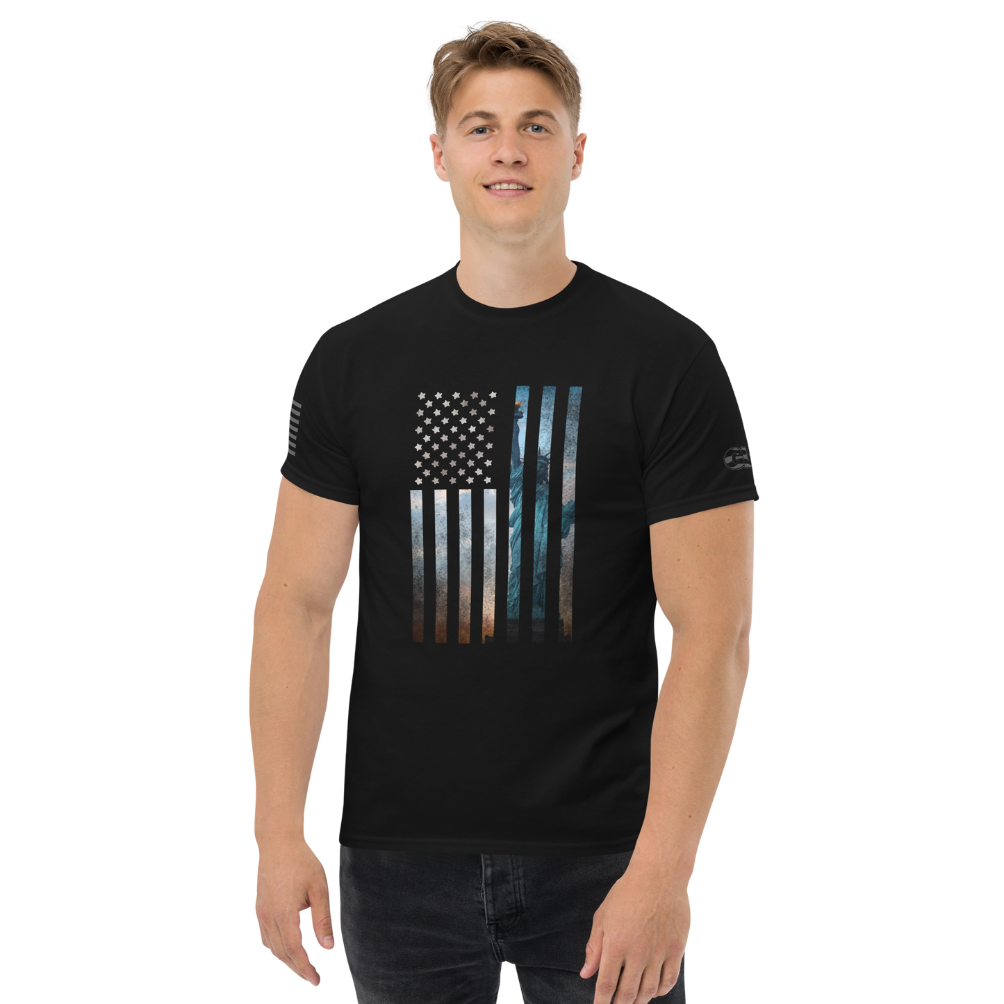 Liberty Rugged Flag Men's classic tee