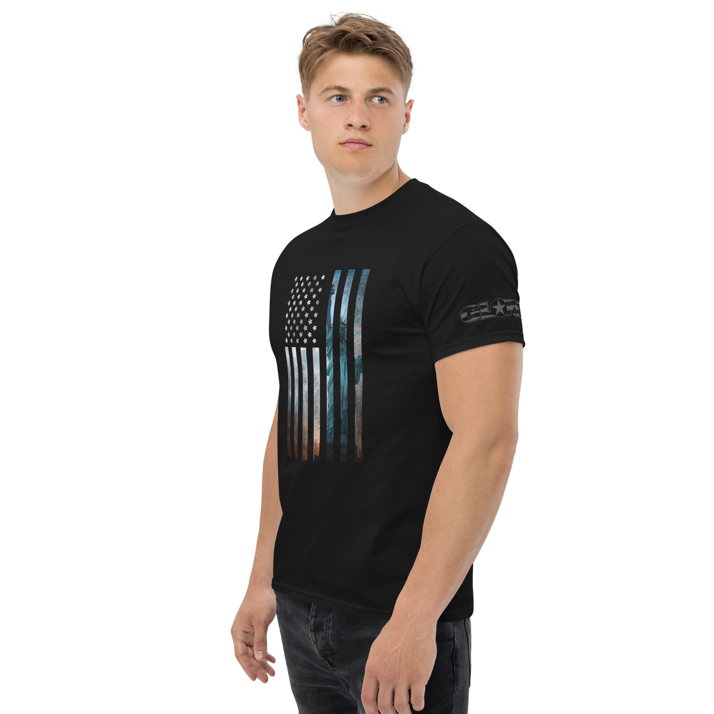 Liberty Rugged Flag Men's classic tee