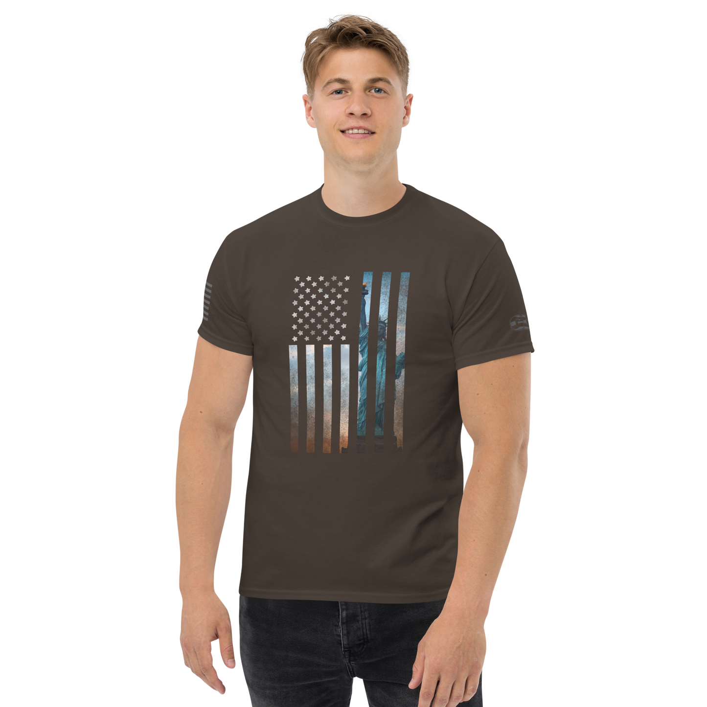 Liberty Rugged Flag Men's classic tee