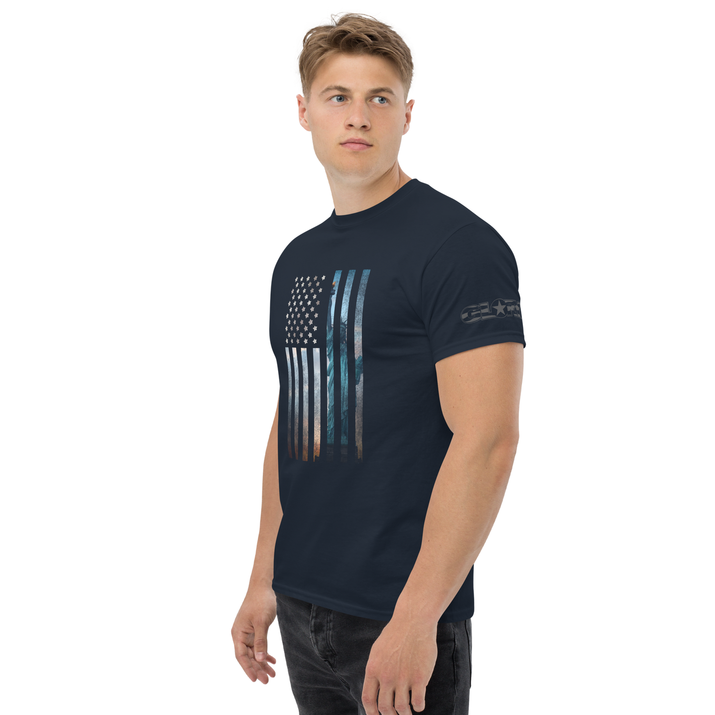 Liberty Rugged Flag Men's classic tee