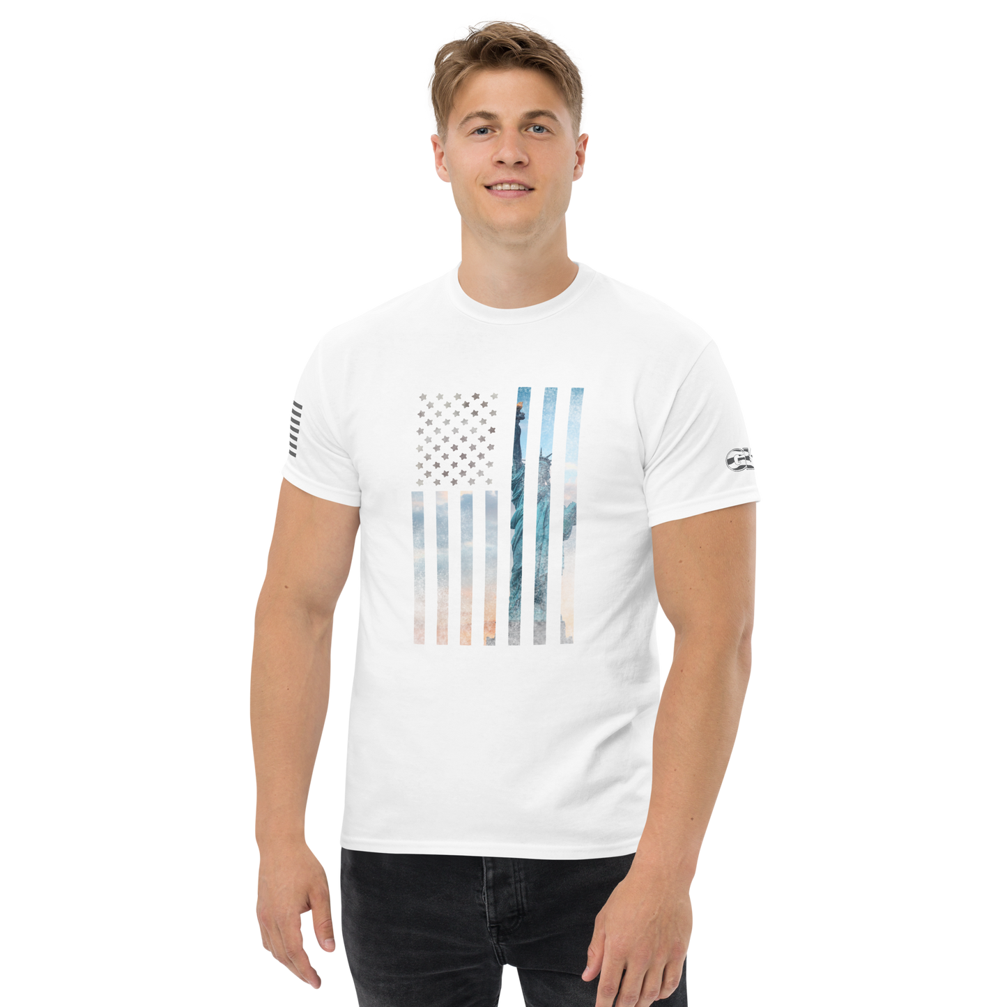 Liberty Rugged Flag Men's classic tee