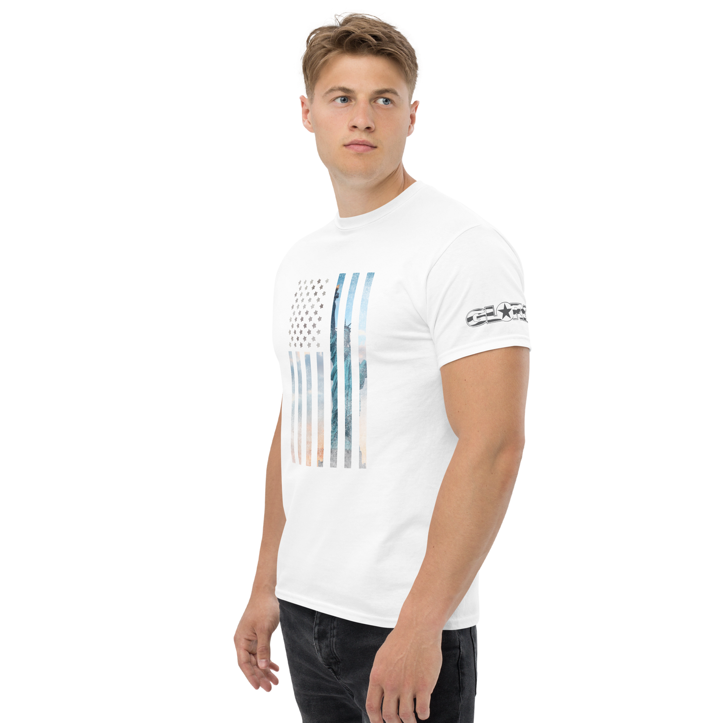 Liberty Rugged Flag Men's classic tee