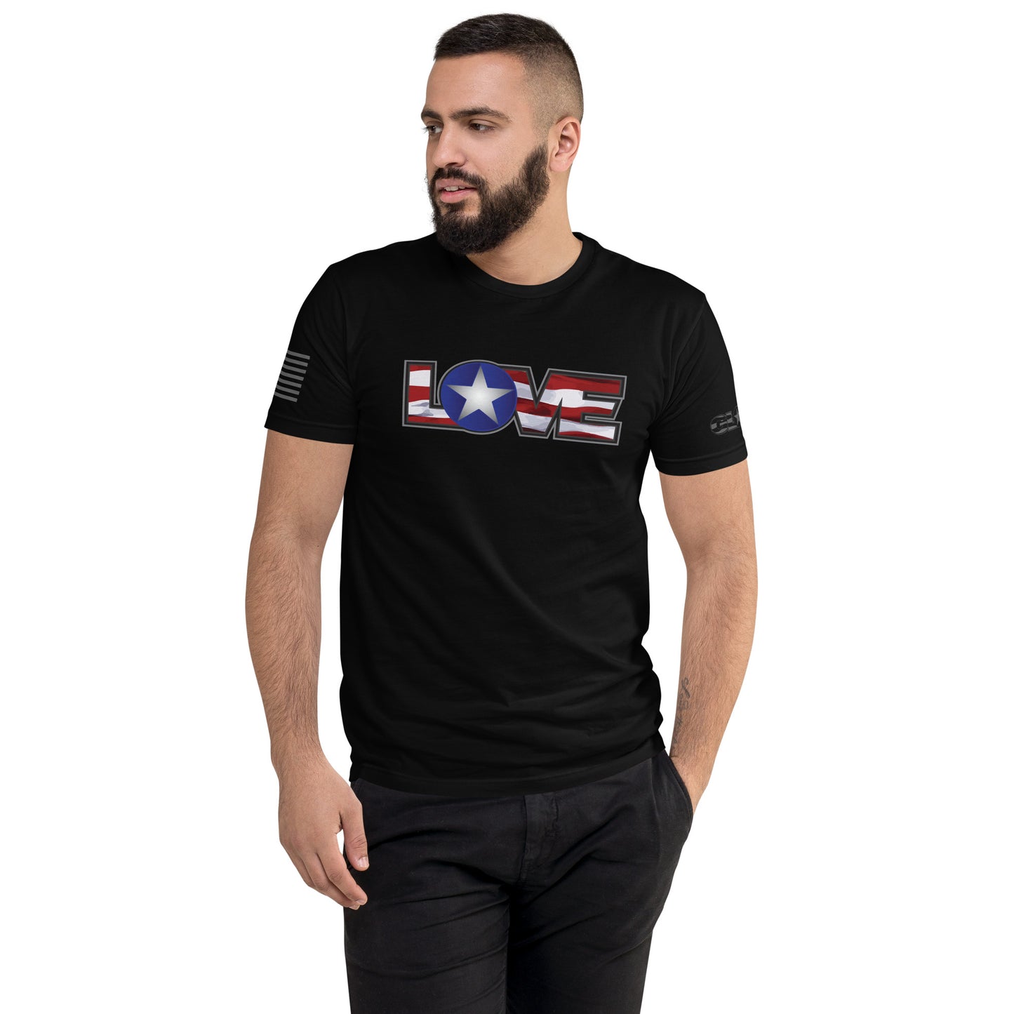 Love Men's Fitted T-shirt