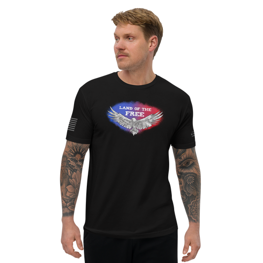 Free Eagle Men's Fitted Sleeve T-shirt