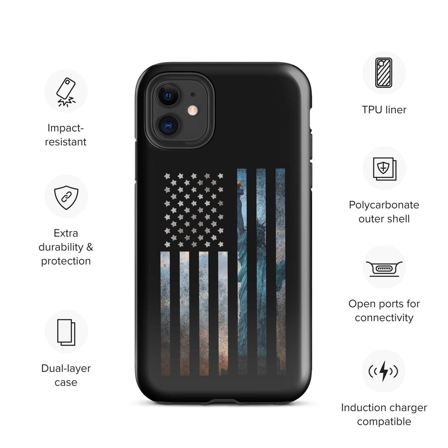 Liberty Rugged Flag Tough Case for iPhone®