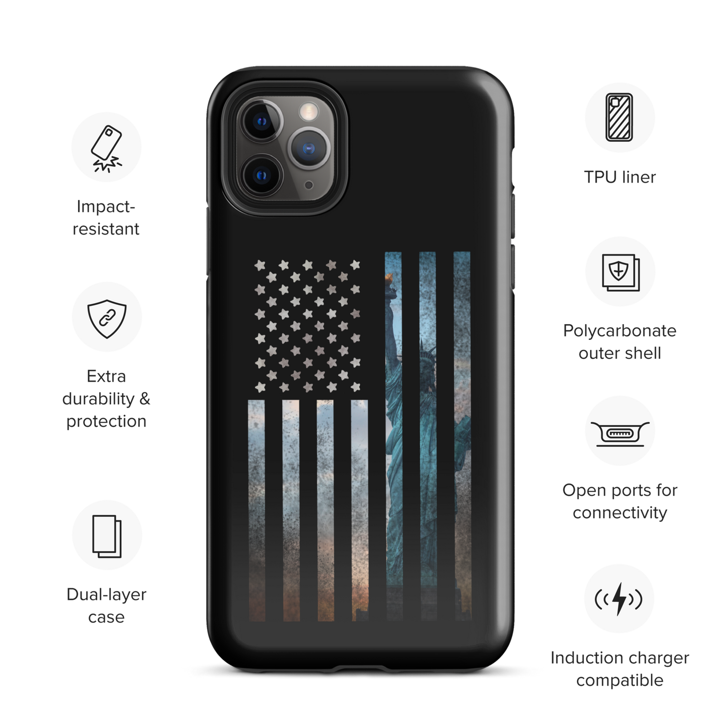 Liberty Rugged Flag Tough Case for iPhone®