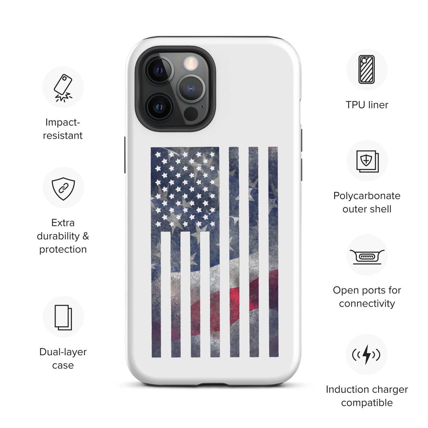 Rugged Flag Tough Case for iPhone®