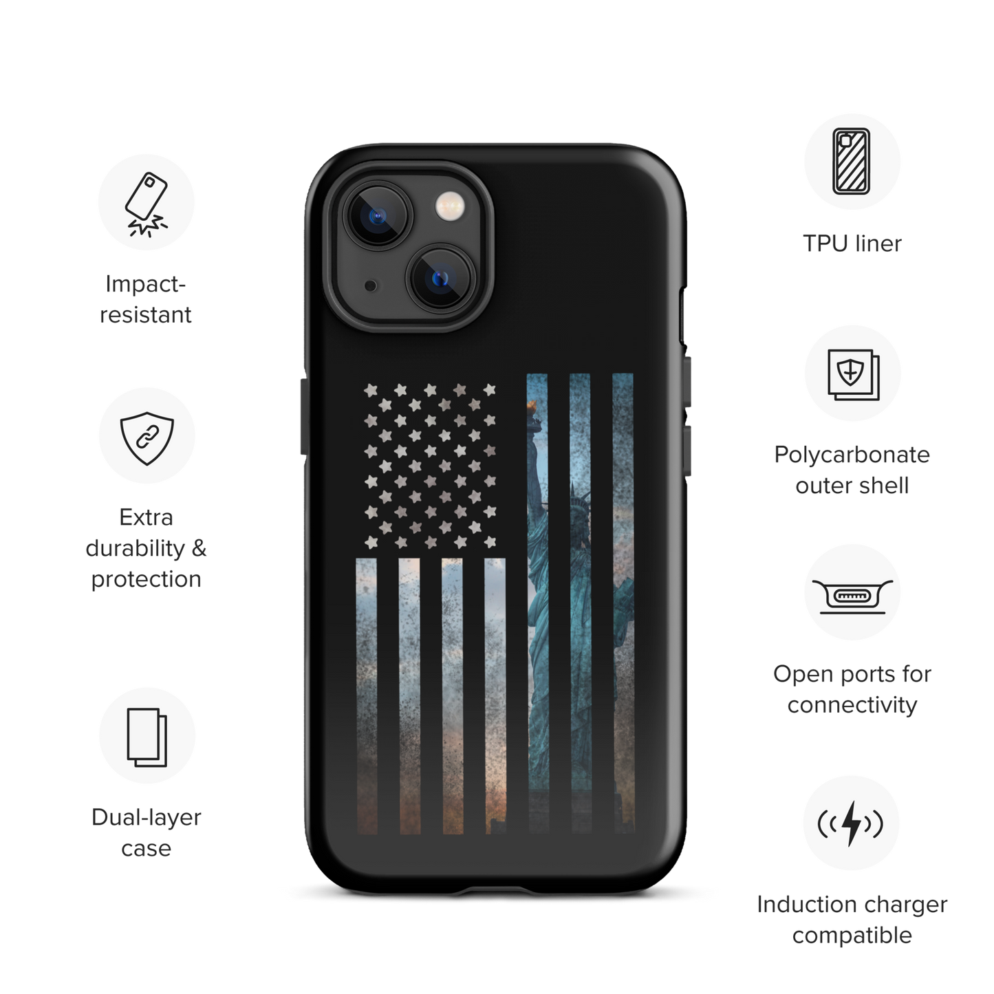 Liberty Rugged Flag Tough Case for iPhone®