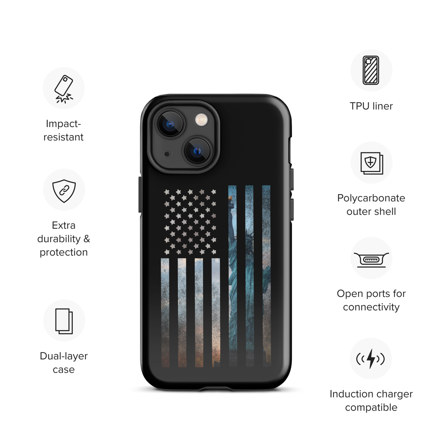 Liberty Rugged Flag Tough Case for iPhone®