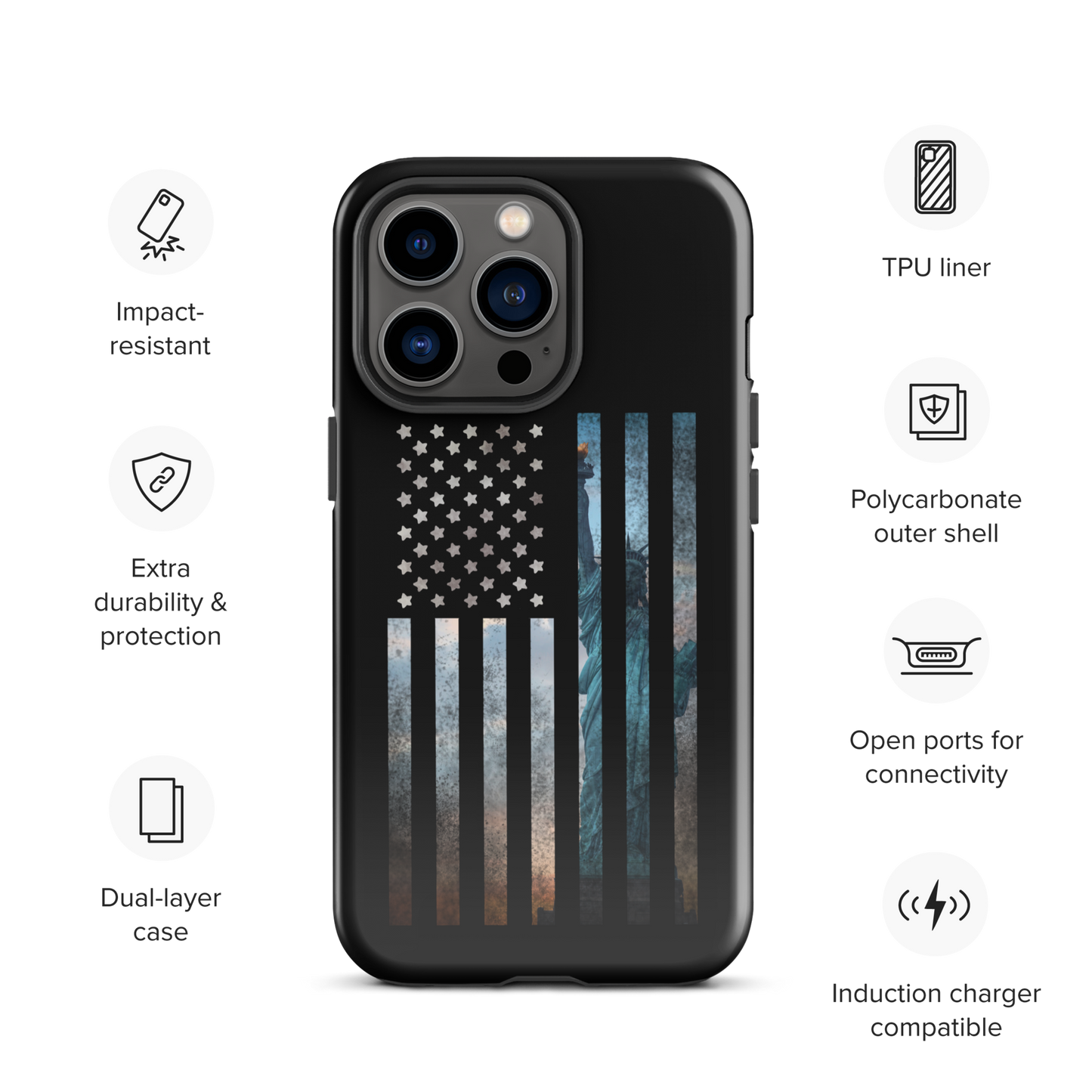 Liberty Rugged Flag Tough Case for iPhone®