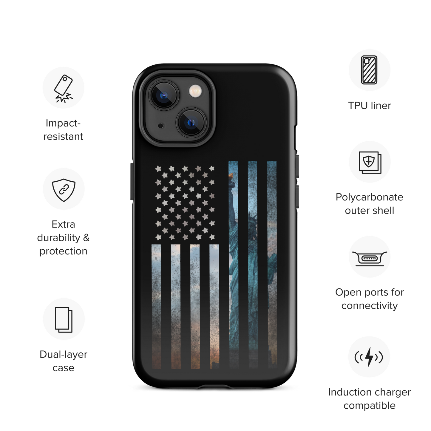 Liberty Rugged Flag Tough Case for iPhone®