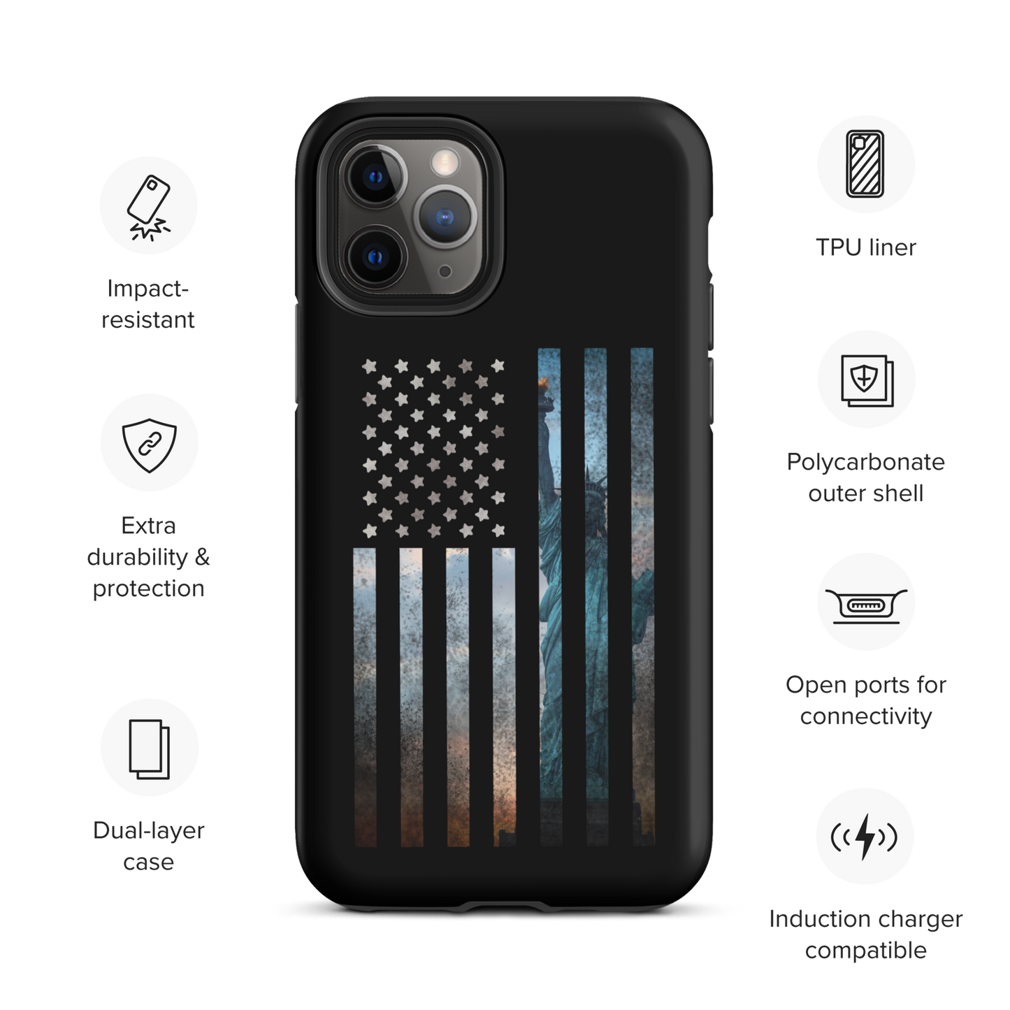 Liberty Rugged Flag Tough Case for iPhone®