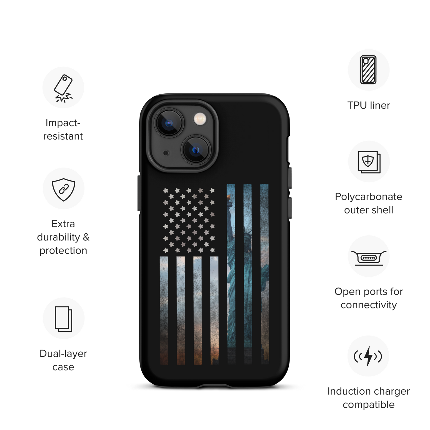 Liberty Rugged Flag Tough Case for iPhone®