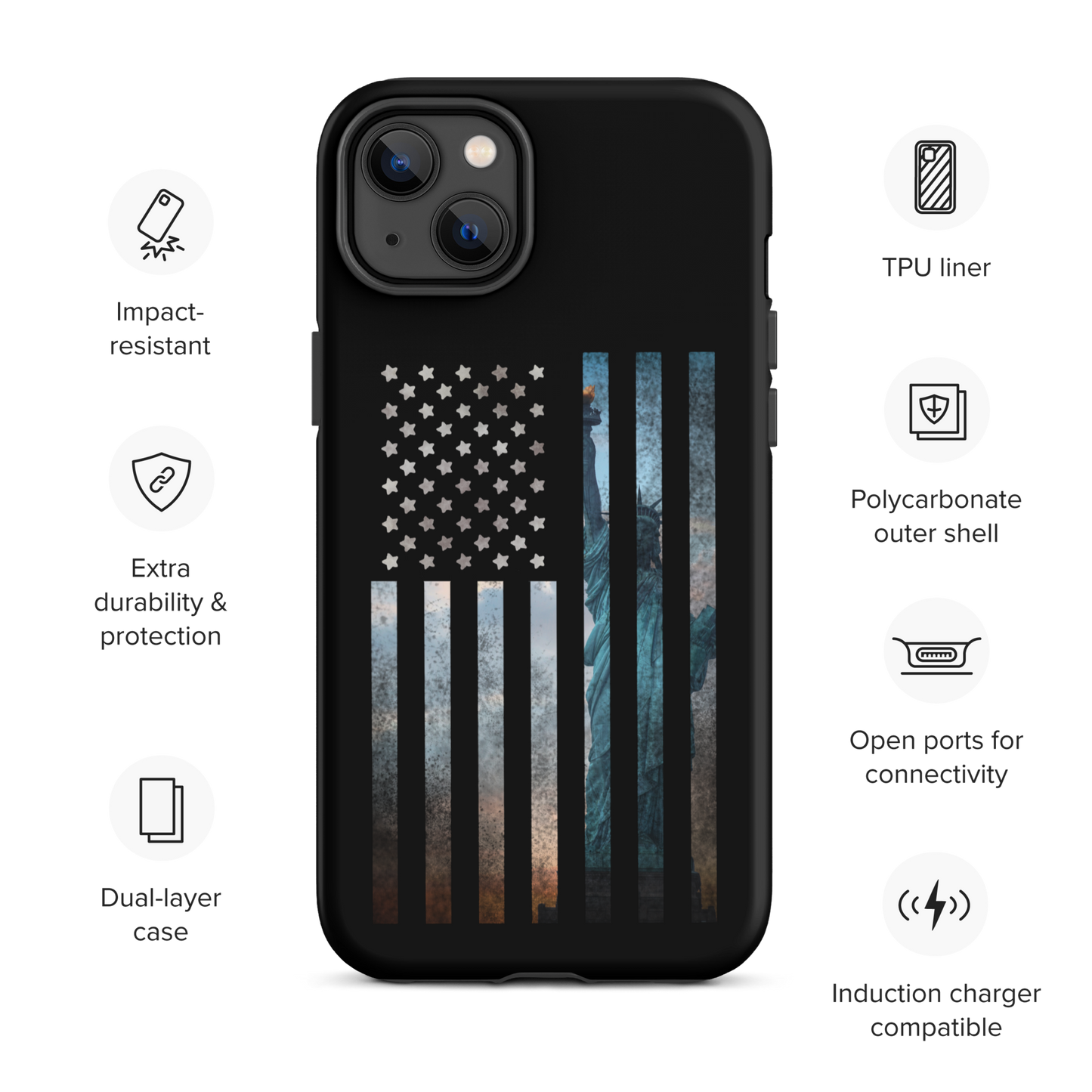 Liberty Rugged Flag Tough Case for iPhone®