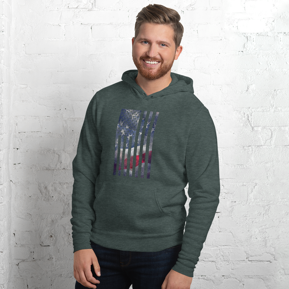 Rugged Flag Unisex hoodie