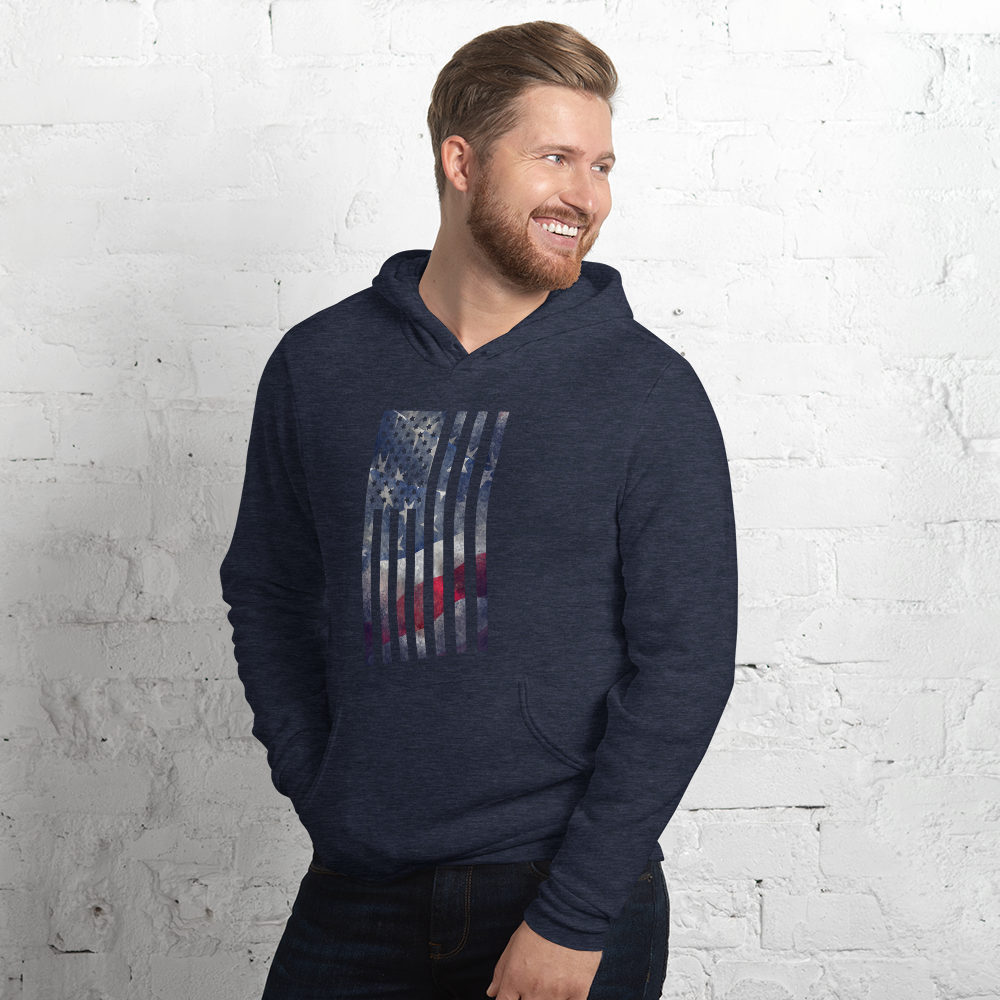 Rugged Flag Unisex hoodie