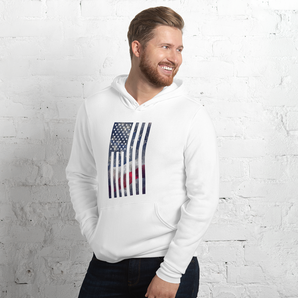 Rugged Flag Unisex hoodie