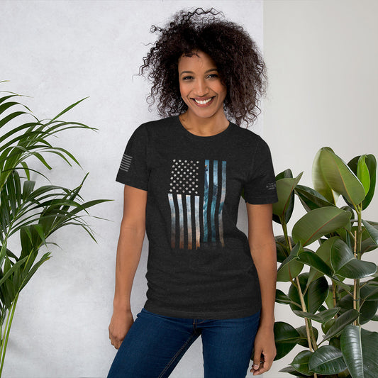 Liberty Rugged Flag Unisex t-shirt