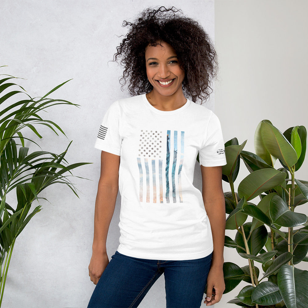 Liberty Rugged Flag Unisex t-shirt