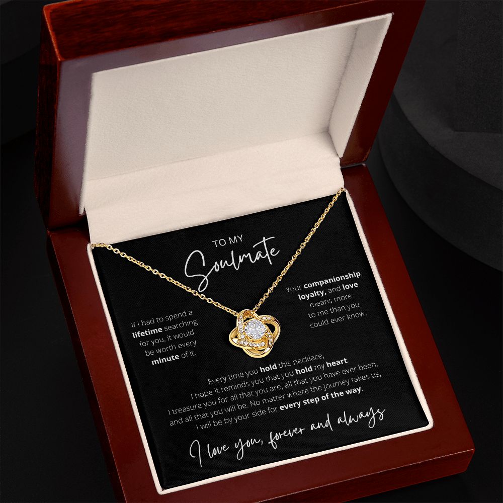 Hold My Heart - Soulmate Love Knot Necklace